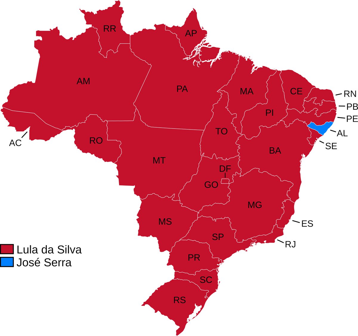 brizolistapb's tweet photo. @reportertheus Alagoas é um caso a parte, sempre foi assim. Eleição de 2002. https://t.co/KilmhTjArS