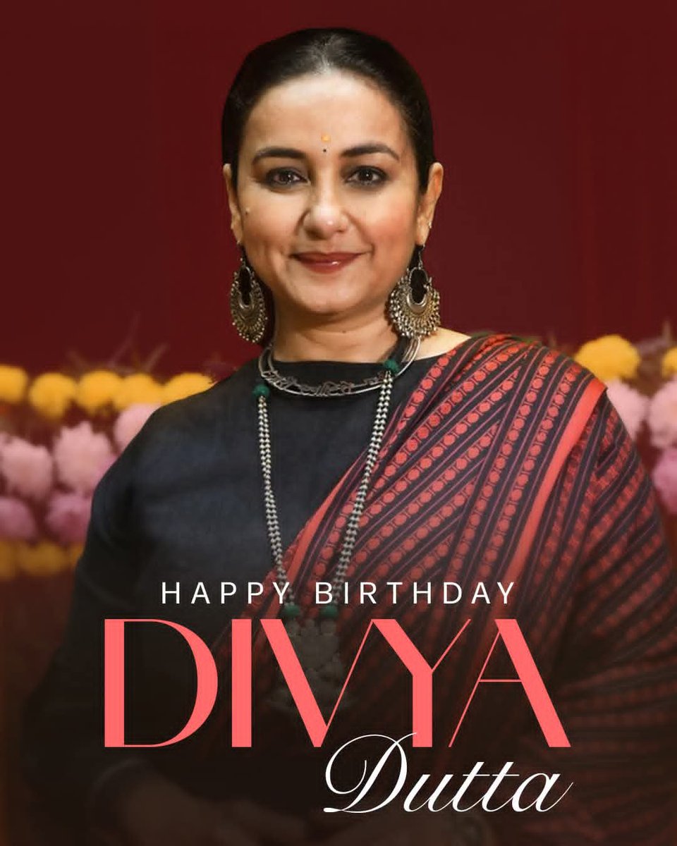 BandyaMama's tweet photo. Divya Dutta Birthday: Wishes From Bandya Mama
डॉक्टरांच्या घरात जन्म, पण स्वप्न होतं अभिनेत्री बनण्याचं; अशी पोहोचली दिव्या दत्ता मायानगरीत!

#DivyaDutta #DivyaDuttaBirthday #HBDDivyaDutta #Bollywoodactress #Filmactress #actress #model #bandya #bandyamama https://t.co/BJRDRLXIce