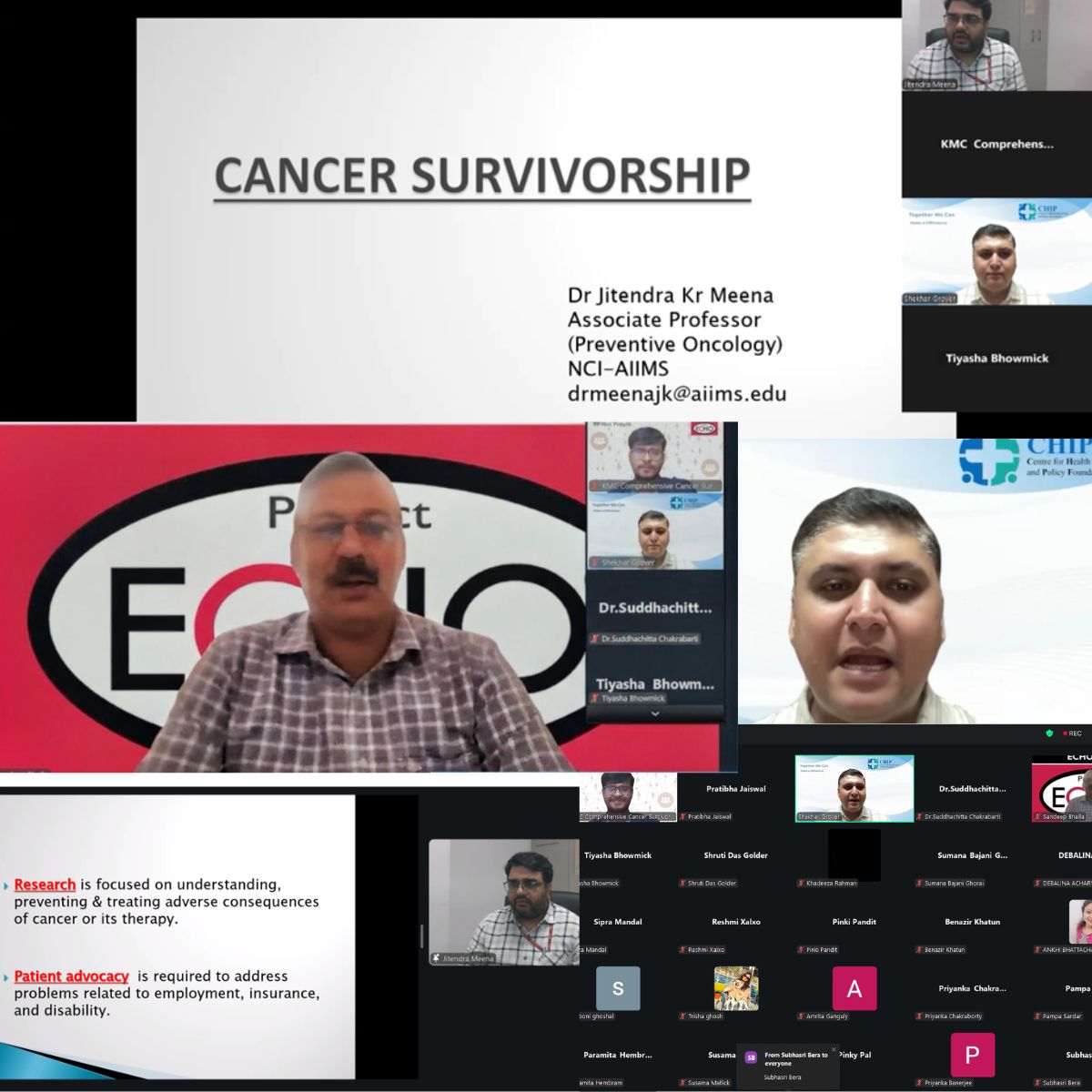 chipfoundation's tweet photo. Transforming Cancer Survivorship Care Across India
Through the Cancer Care Bharat initiative, CHIP Foundation &amp; ECHO India r strengthening survivorship care through capacity building.
🎯10+ courses delivered
👩‍⚕️800+ healthcare professionals trained @AmericanCancer @NIHFWofficial https://t.co/DzrZKKso6i