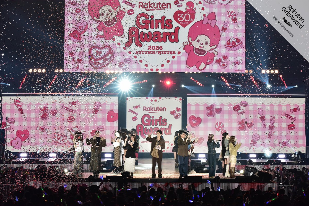 GirlsAward's tweet photo. ＼ ガルアワ GRAND FINALE💥 ／

♥️Rakuten GirlsAward 2026 A/W🍰🍭

たくさんのご来場・ご視聴
ありがとうございました✨

#ガルアワ2026AW で感想を教えてね👼🏻💬

次回開催は... 
【🗓️2027年4月29日(木･祝)】！

チケット最速先行販売中🔥
🔗https://t.co/F3SayEC8gT
⏰受付締切：9月30日(水)23:59 https://t.co/UzDu3zkNFA