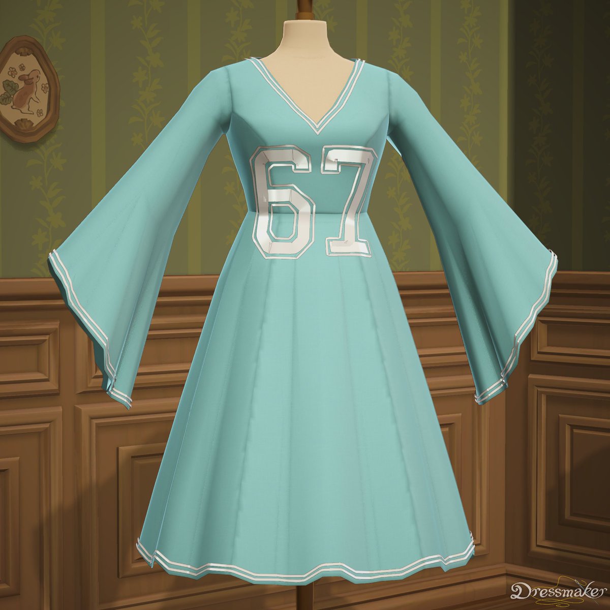 Pawzz12's tweet photo. People are making masterpieces, while here's what I made when asked to make a dress for sport #dressmaker https://t.co/rp25xZMFLW