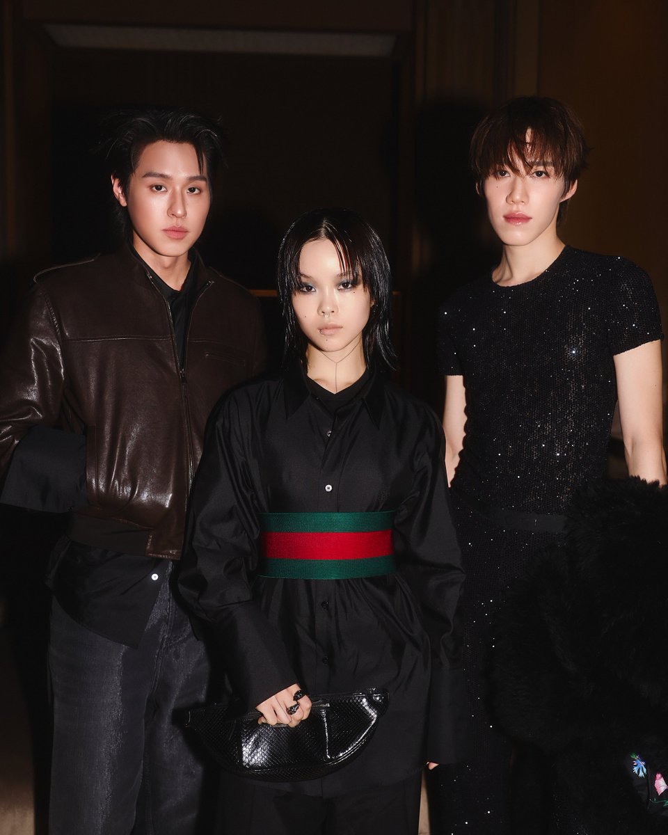 Billkin_Ent's tweet photo. Last night's show look. ✨

BILLKIN GLOWING IN MILAN
#GUCCISS27xBILLKIN 
#BILLKINBAGUCCI
#GucciTheStoreShow
#Bbillkin
#Gucci @gucci https://t.co/bnlH4OPj6X