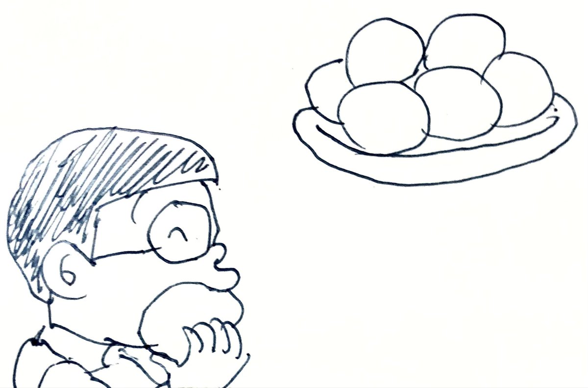 _Kazami__'s tweet photo. 藤子・F・不二雄先生のマンガに白くて大きくて丸い（まんじゅう？）お菓子をパクパク食べているシーンよく出てくるけど、めちゃくちゃうまそうなんだよな https://t.co/rmZAymTb0K