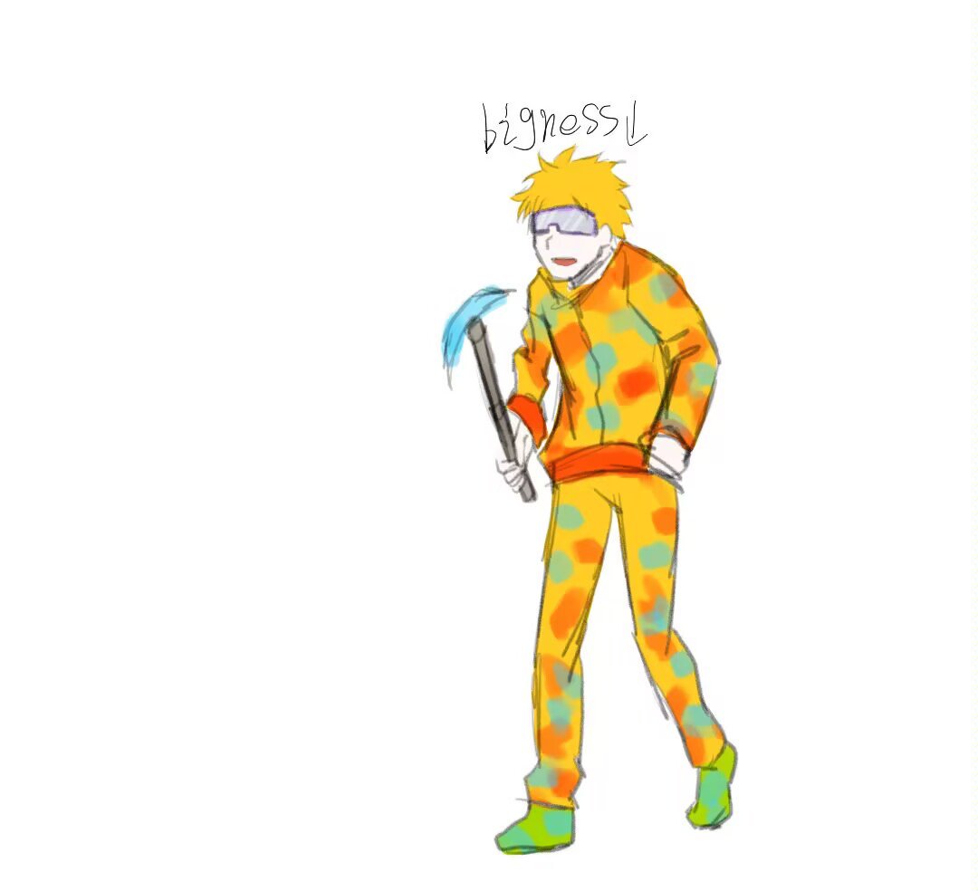 Rinyhy's tweet photo. 😂😂WORKS I DREW DURING THE BIGNESS LIVE BROADCAST #bigness #bignessmc https://t.co/BJWalHCkrQ