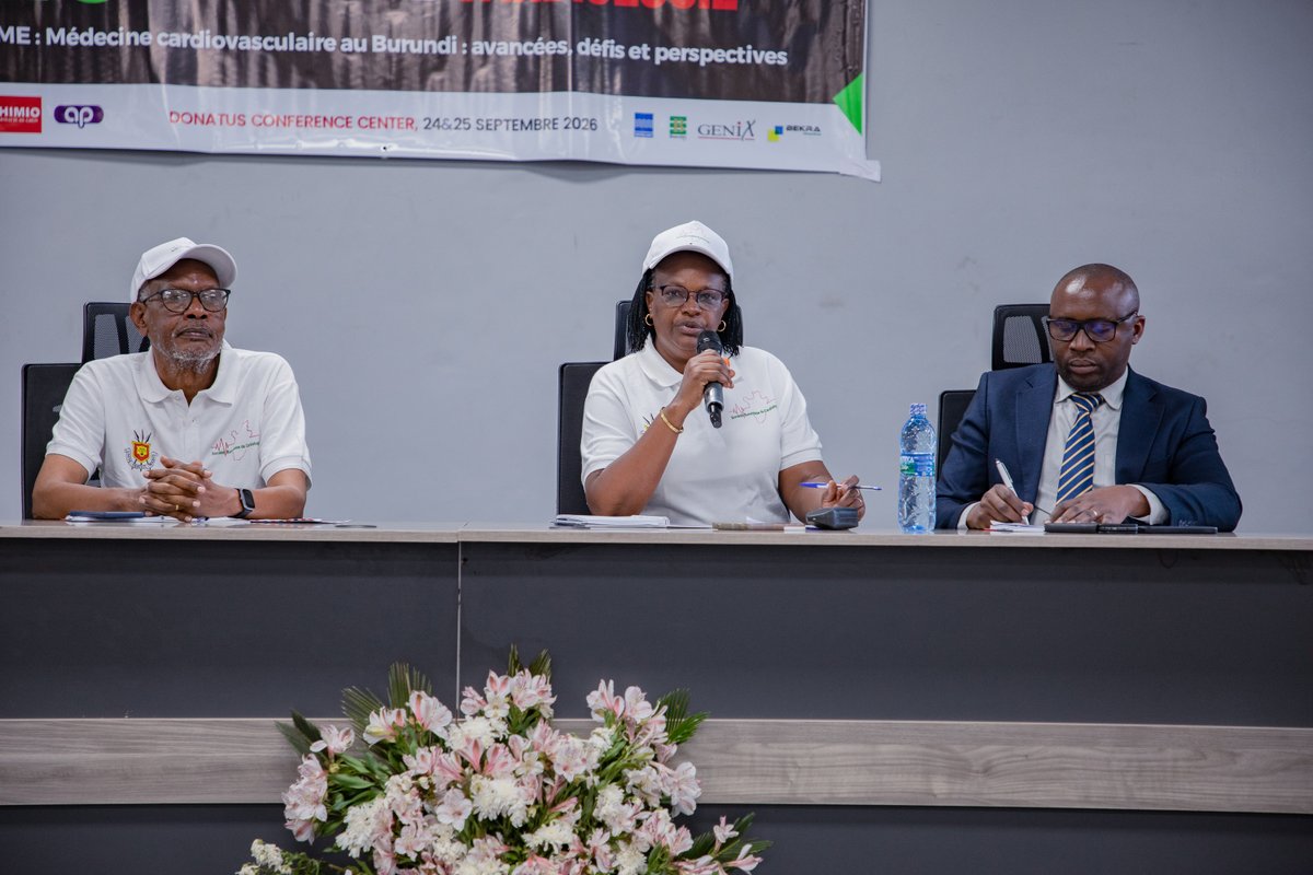 WhoBurundi's tweet photo. Placé sous le thème « Médecine cardiovasculaire au Burundi : avancées, défis et perspectives », ce congrès a réuni experts, partenaires et universitaires pour échanger sur les stratégies de prévention, de prise en charge et de lutte contre les maladies cardiovasculaires. https://t.co/3dNrTdsjcO