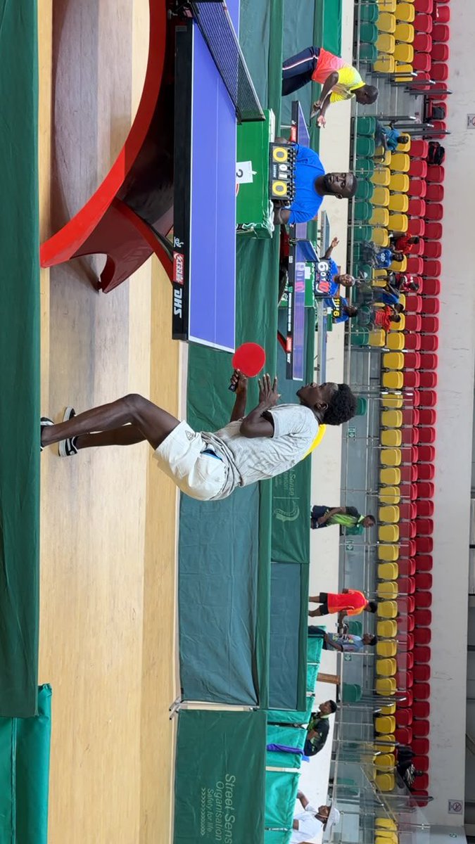 Coachsmartte's tweet photo. An impressive performance from Ruben Fatau as he secures a 3–0 victory at #GhanaSmash.

The third game was particularly tough, but Ruben showed mental toughness, fought through the pressure and continued to execute his shots effectively to close out the match.
Great job! https://t.co/QNnOa9LemD