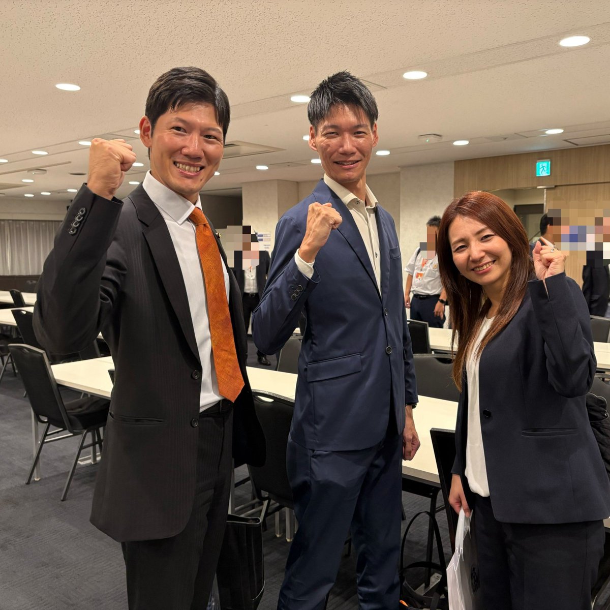 shuta_wakayama's tweet photo. 第六回参政党政治塾
堺市政改革委員の常藤くんは学年だと１つ違い！
“つねちゃん”と勝手に呼んでます。

行くで、やるで、宮出！
やる気、元気、よしき！
みたいなキャッ���フレーズ欲しい。。。 https://t.co/o4YJvfb8Nr
