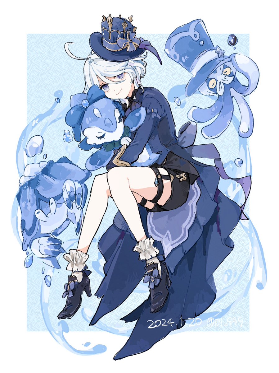 O6rtho's tweet photo. 昔描いたフリーナ よそからの再掲 https://t.co/yijgP0qj2I