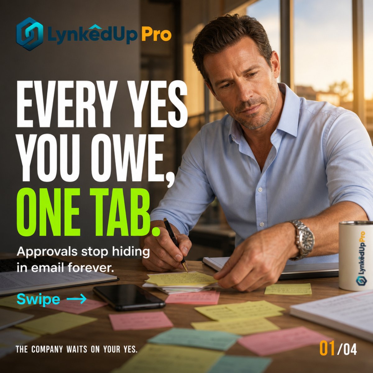 lynkedupSaaS's tweet photo. Every yes you owe, one tab.
Expenses, quotes, change orders, one queue, oldest first, one tap each. Ten minutes and the whole company is unblocked.
Book a Live Demo at https://t.co/lM7DmUyRki
#LynkedUpPro #ContractorCRM
.
.
.
.
Good Saturday Deflate Northwestern Cleveland https://t.co/kgV2yyr07c
