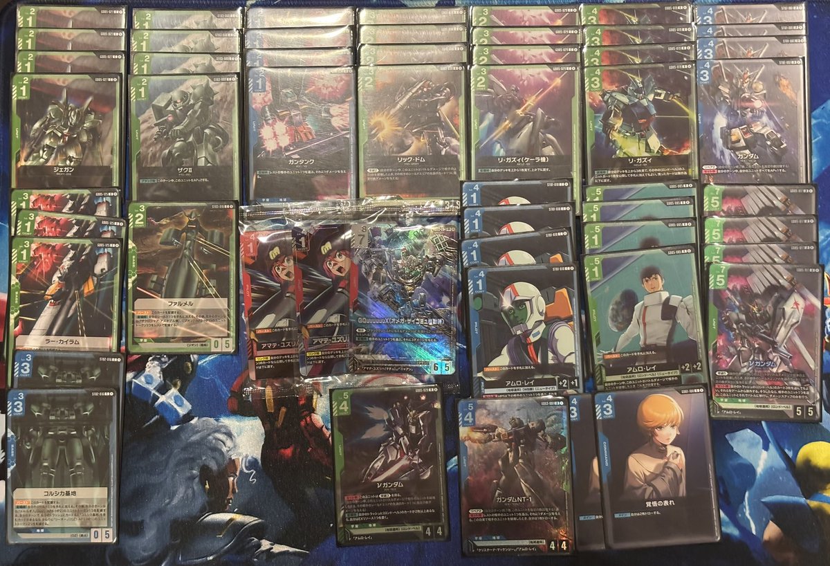 AcediaSloth's tweet photo. WORLD CHAMPIONSHIPS 26-27 EXPO予選（2000人規模）
青緑ロンドベル使用　top8
予選8-1（対面順は思い出せないけど、MF踏まなかった以外は分布通り・負けは2/4ブロ12枚の青白）
トナメ
さきょうさん⚪︎
青白⚪︎
緑紫×

今月初めてデッキ組んだので、上位卓俺だけリソース・EXがストラクのやつだった https://t.co/VwKY4TAul7