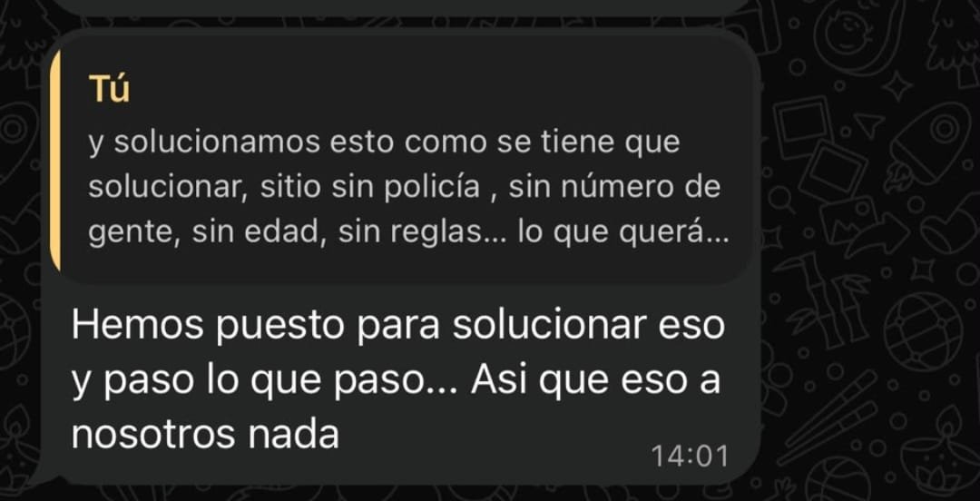 bluerabbits94's tweet photo. @usertfjhwihaid @hatecorefirm Jshshsjakahsjskahshl ponemos unos audios y nos reímos todos?
Ponemos el video de los pintores justicieros borrando sus pintadas?
Ponemos las DOCENAS DE LLAMADAS HECHAS?

Queréis merendar esta tarde y ver el megane?

NO NO NO Y NO

Todas vuestras las rrss. Ahí si sois top. https://t.co/PLCx8IAVie