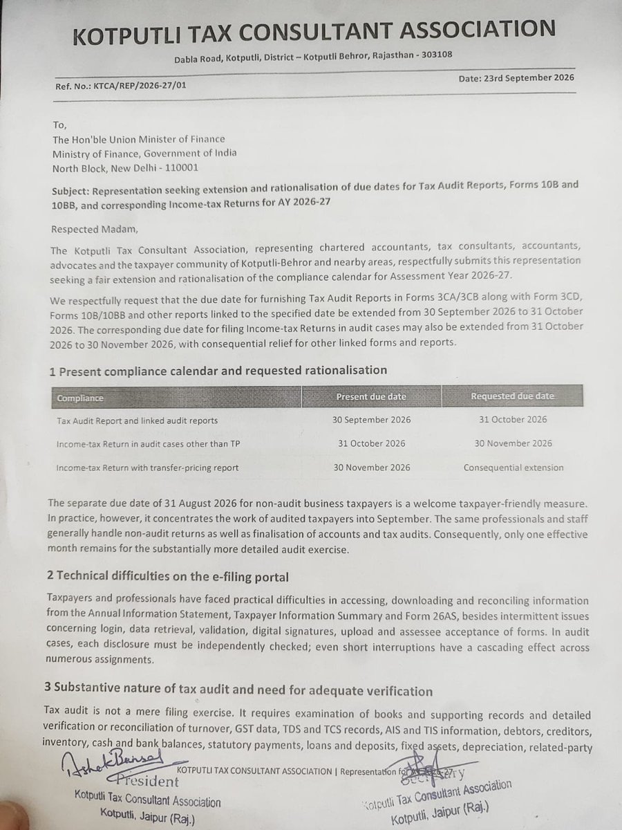 nksharma5565's tweet photo. Representatives for  date  extension by KOTPUTLI TAX CONSULTANT ASSOCIATION 
#Extension_हक़_है_भीख_नहीं
#ExtendDueDateImmediately #ExtendDueDate #TaxAudit #TaxAuditDueDate #ICAI #BankStrike  #CBDT https://t.co/MoawFQi2c0