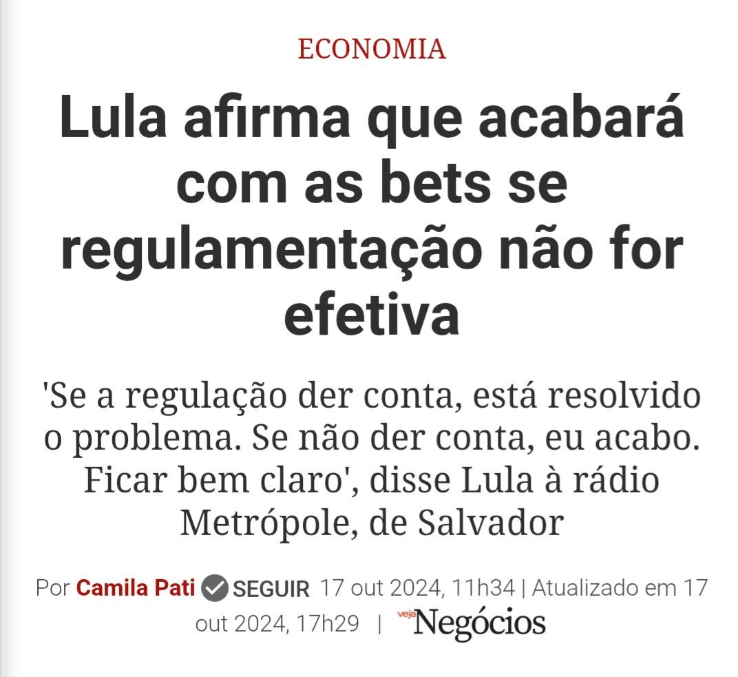 ag_usuario's tweet photo. Lembro quando o Lula disse isso em 2024, eu não sou muito fã do homem então achei que ele ia peidar quando chegasse a hora 

Mas tem que respeitar, não é fácil peitar essa galera das Bets 

TEM QUE TER SACO https://t.co/xlnU3YJEyp