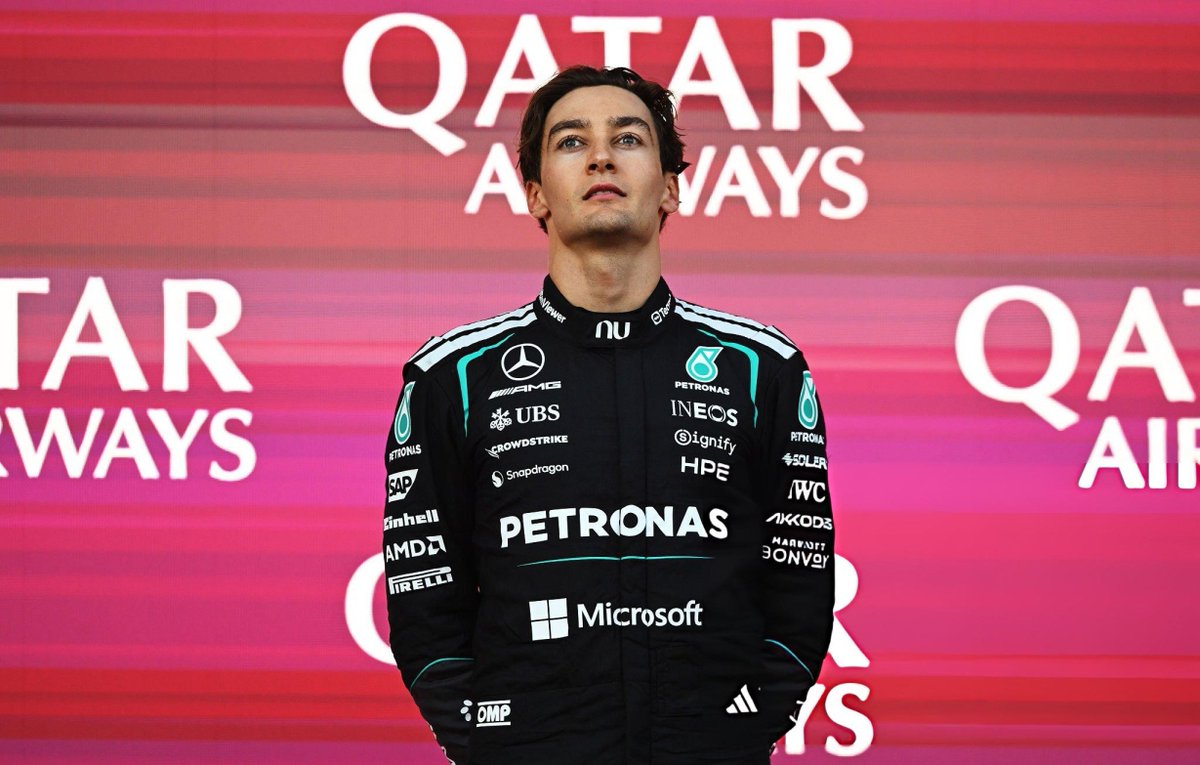 russyrax's tweet photo. his 8th win, cutting the championship gap to 66, total domination from qualifying to the race, got his first grand slam, and his GRandstand sold out. everything is perfect this week 🩵 https://t.co/uqRWPAri0N