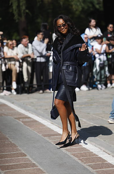 iamcoolbananas's tweet photo. Naomi Osaka x Ferragamo Spring Summer 2027 Collection Show (Part 2) 🕶️😮‍💨 https://t.co/UYcqRttPe9