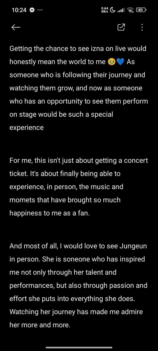 MatthewJapson's tweet photo. @iznavibe @Sarangkusayang Trying my Second chance here 🥹 Hoping to get one this time, I would do everything to see my girls 💙

I've been following their journey since the ILAND 2 days and saw how hardworking and talented they were. They are the light to my world 🥹

#ManifestingIznaConcerttickets https://t.co/bMCxMeo6u1