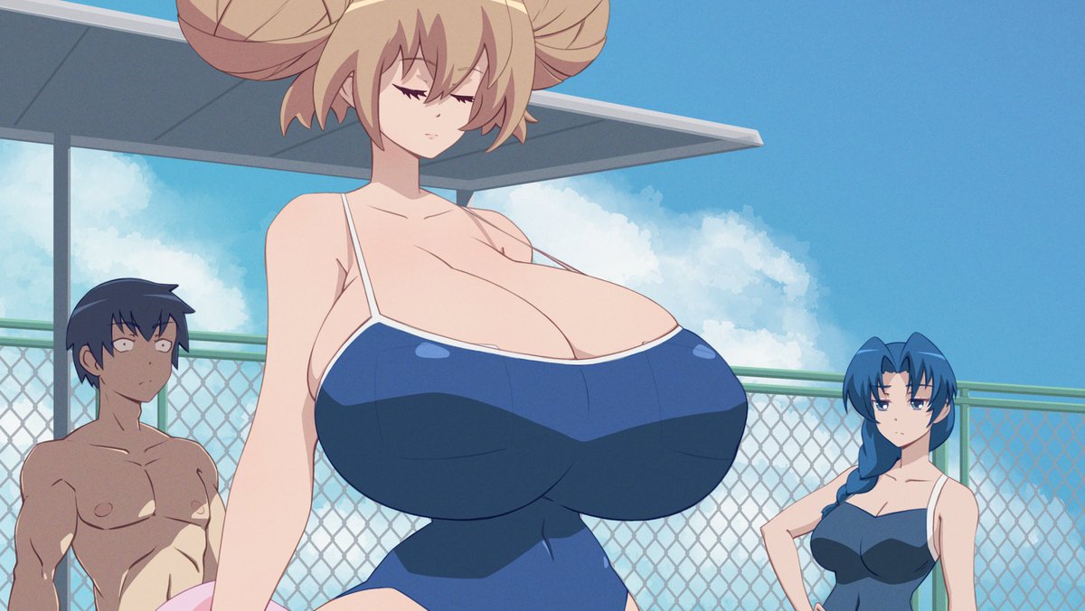 night647's tweet photo. Big Taiga goes to the Pool
AU adult Taiga ready to swim with her modified swimsuit

redraw of a anime scene in a AU https://t.co/N18LaLf0lB