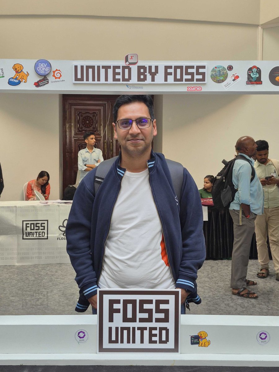 h2loopai's tweet photo. Wrapped up first day at @IndiaFOSS!
Great conversations, fresh perspectives, and plenty to take back as we think about the role of open source in engineering AI.
#IndiaFOSS #OpenSource #H2LooP https://t.co/TNLoTzhUR4