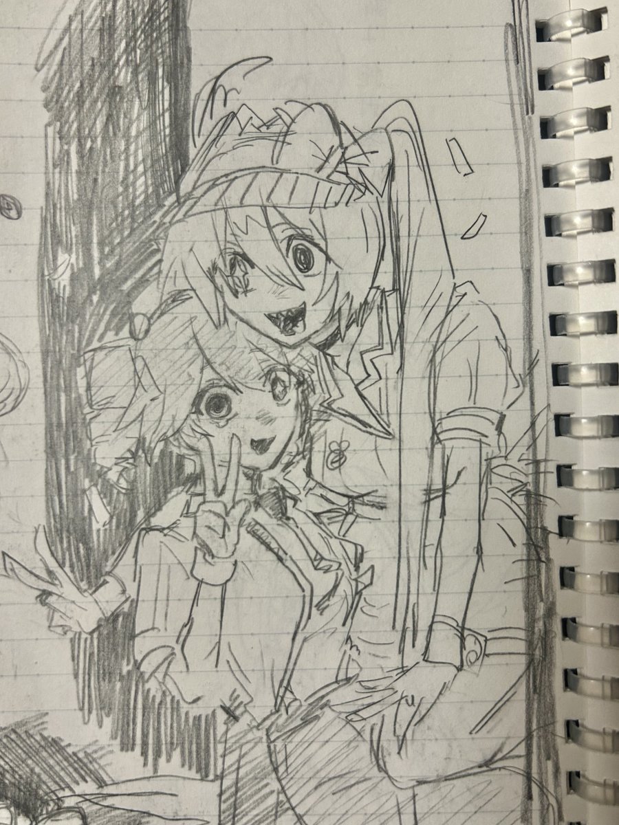 nmtya_y_06's tweet photo. ミクミクとテト https://t.co/bQod4jKZ0n
