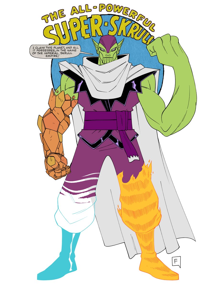 ferranteartes's tweet photo. THE MARVEL AGE
#027 - SUPERSKRULL https://t.co/9HE9nAIjcU