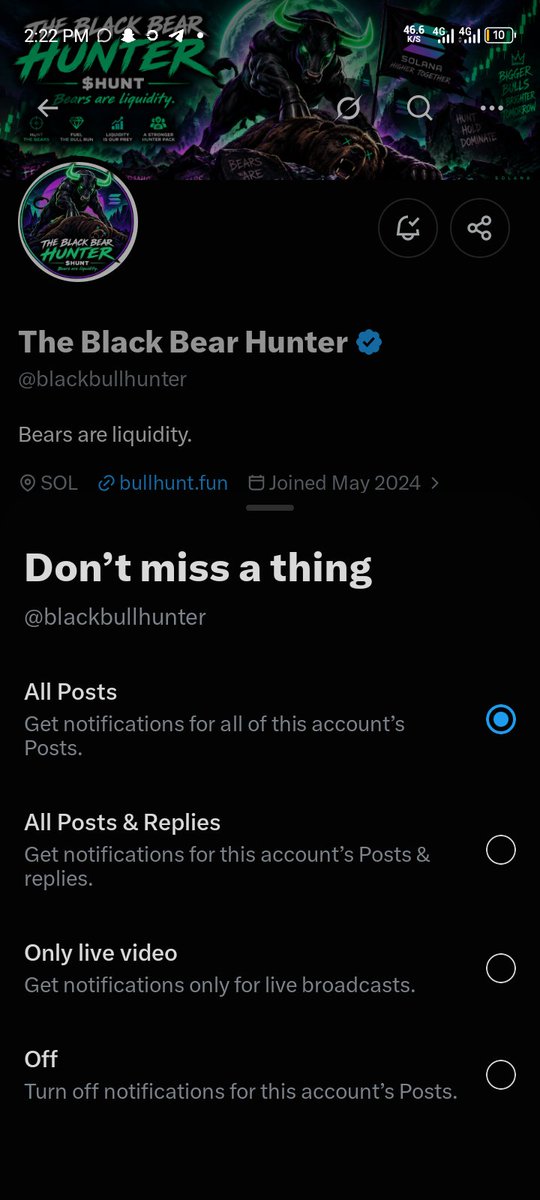 Insidesol134's tweet photo. @blackbullhunter AHTHkpKo79vbPEfH2Jez4vXjHJRDTKfw9qUH8dVEU8oF https://t.co/xvZql2DuxP
