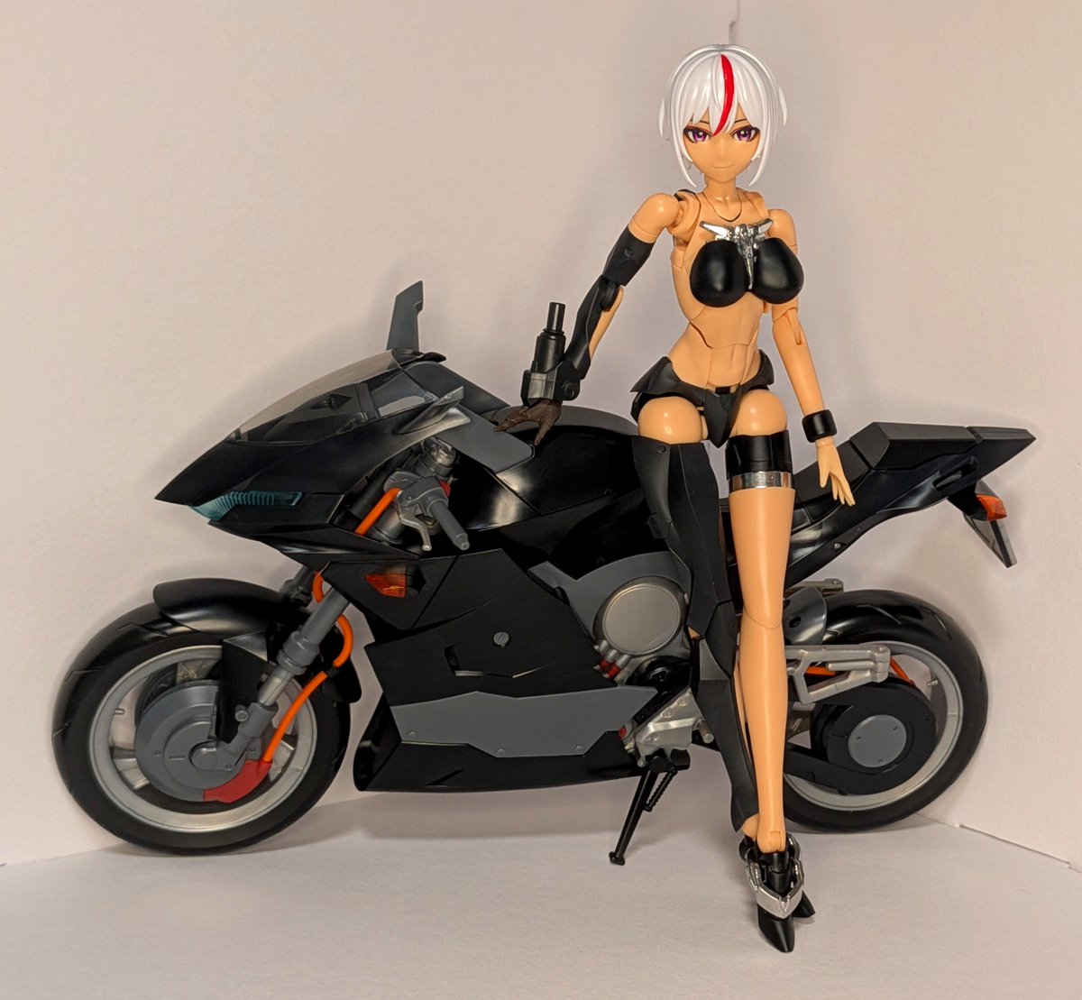 Kasuga876's tweet photo. エクストリーム スポーツバイク作ってる間に新製品が大変なことになってまし
(；´∀｀)

#コトブキヤ
#メガロマリア https://t.co/Q9V5GetHWV