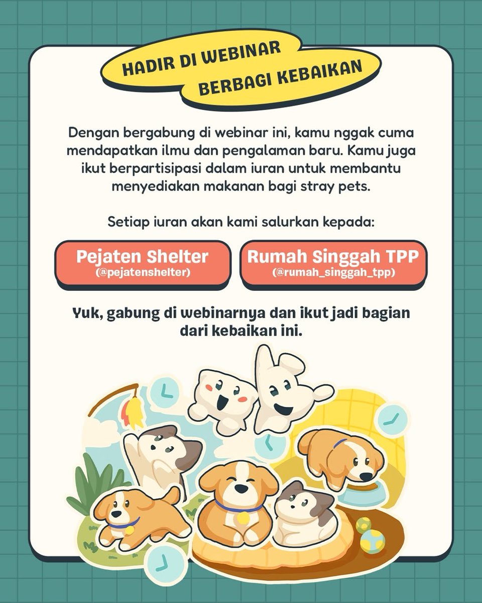 infokupedia's tweet photo. Cara Pendaftaran:

1. Install aplikasi HAPI Pet via App Store/Play Store.
2. ⁠Screenshot bukti pembuatan akun di HAPI Pet.
3. Isi Google Form di https://t.co/3lG6On3O88.
4. Gabung group whatsapp yang akan tersedia di akhir form. https://t.co/DGuoFXOp9z