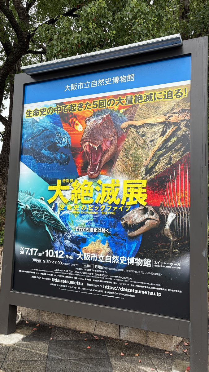 20160803__'s tweet photo. 久しぶりになんばを徘徊し大絶滅展へ行きました
4枚目は悪口みたいで1番気に入った名前の化石 https://t.co/vTEUkjbXAj