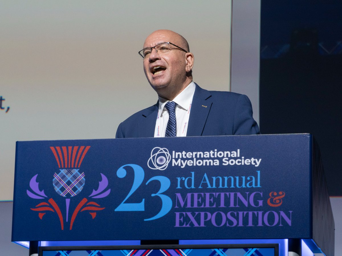 Myeloma Society (@Myeloma_Society) — #IMS26 — conference slide