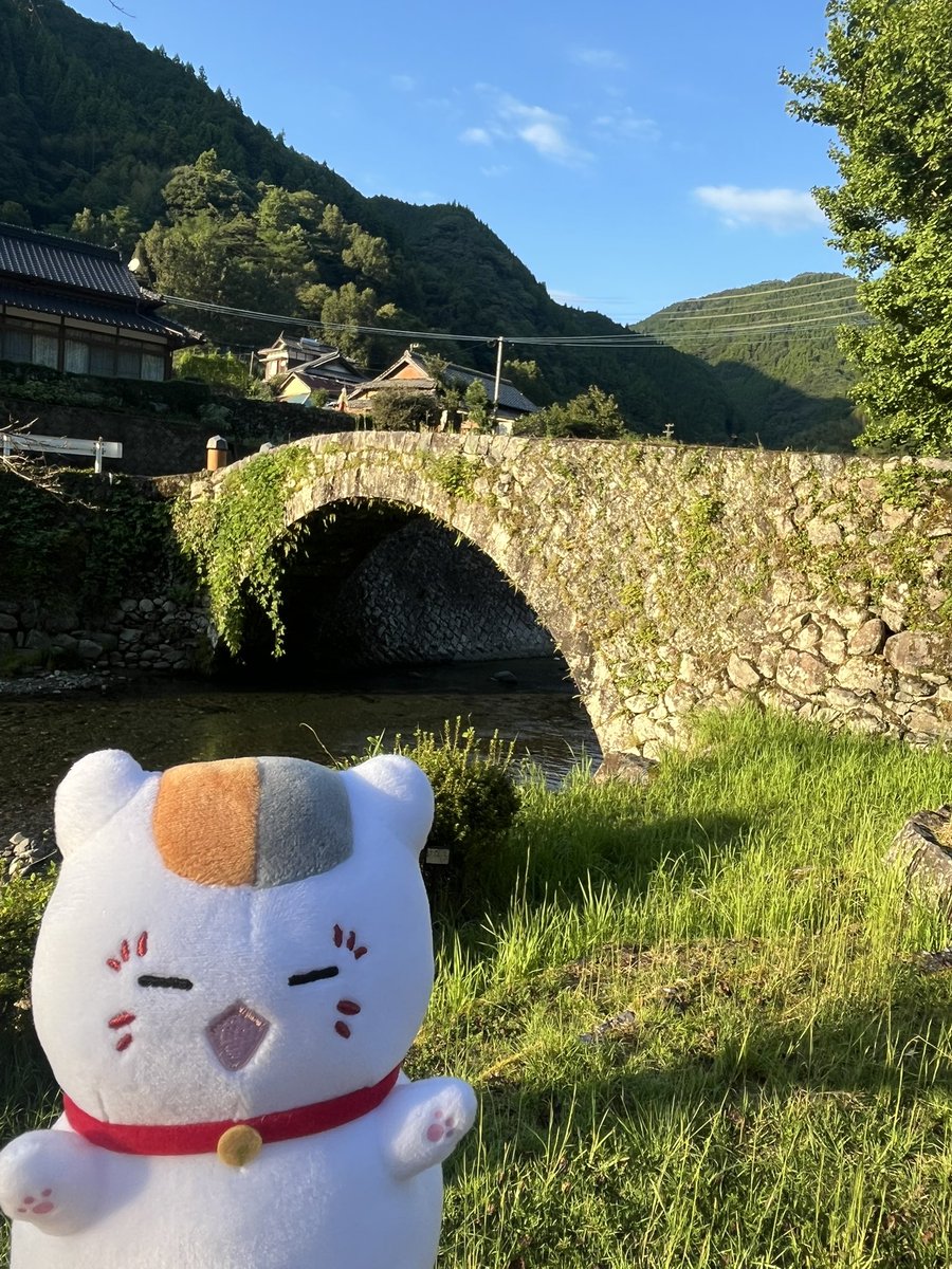 _1001kn's tweet photo. 念願の笠松橋✨
あそ望の郷くぎの！ここの景色ずっと見てられる😌
初めて行ったルフィ🏴‍☠️ https://t.co/LxG77UrrPF