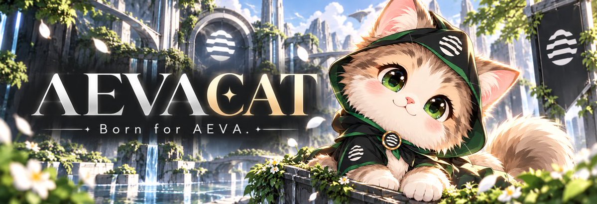 AEVACAT's tweet photo. $AEVACAT 
Every mainnet has a mascot that becomes part of its culture.

Built for the $AEVA ecosystem and launched through @TryConnectOrg, with AEVA as its native pair.

Pair: AEVACAT / AEVA
0xaafa4f9eec089fb22bb1e1ef8cbb1097fcf8b1ed

Born on AEVA. Paired with AEVA. https://t.co/PqSjbuIfsC