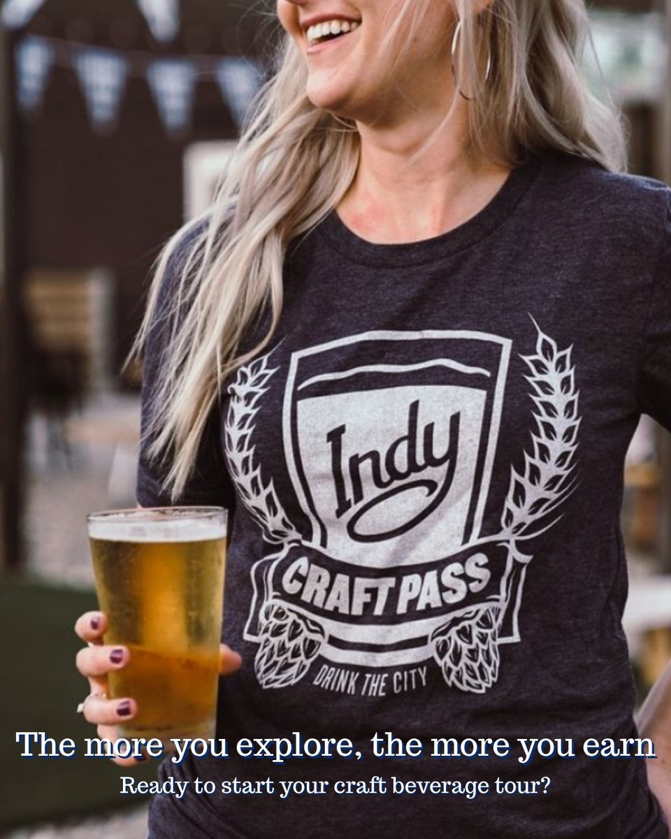 VisitIndy's tweet photo. Looking for a new way to explore Indy this fall? 🍻🍂

The FREE Indy Craft Pass lets you check in at participating breweries, distilleries &amp; wineries, earn points and work toward prizes.

Start exploring → https://t.co/vyzYnaeBfh https://t.co/no5uAy6AFU