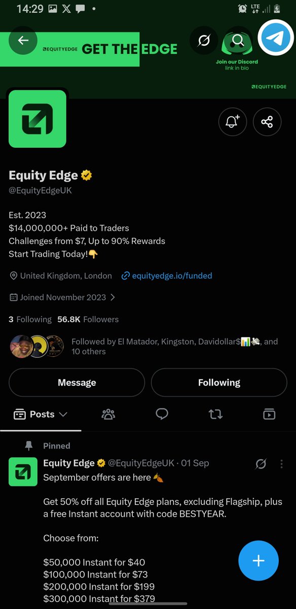 Olly_FX100's tweet photo. @Danieltrades @berkayglife @EquityEdgeUK @kingstonpips @deartrader__ 28th April https://t.co/TZN3EK4eII