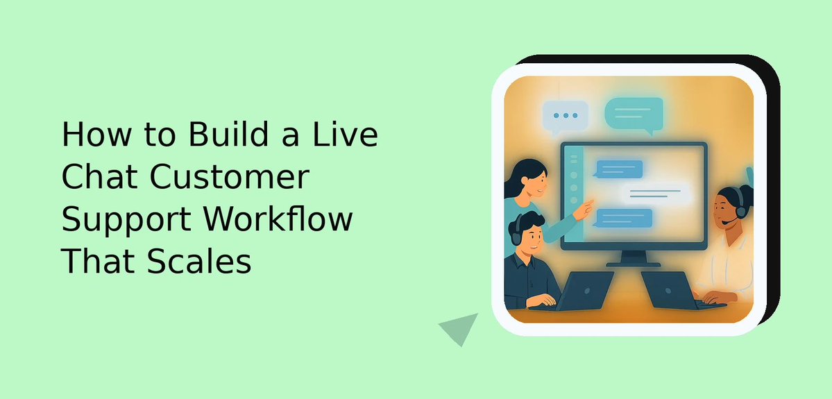 Chatwayapp's tweet photo. Building a live chat support workflow that scales? Explore practical guidance for creating a more consistent support process as conversations grow.

https://t.co/OxRC1Zfz1Y https://t.co/C2e3Qei4bb