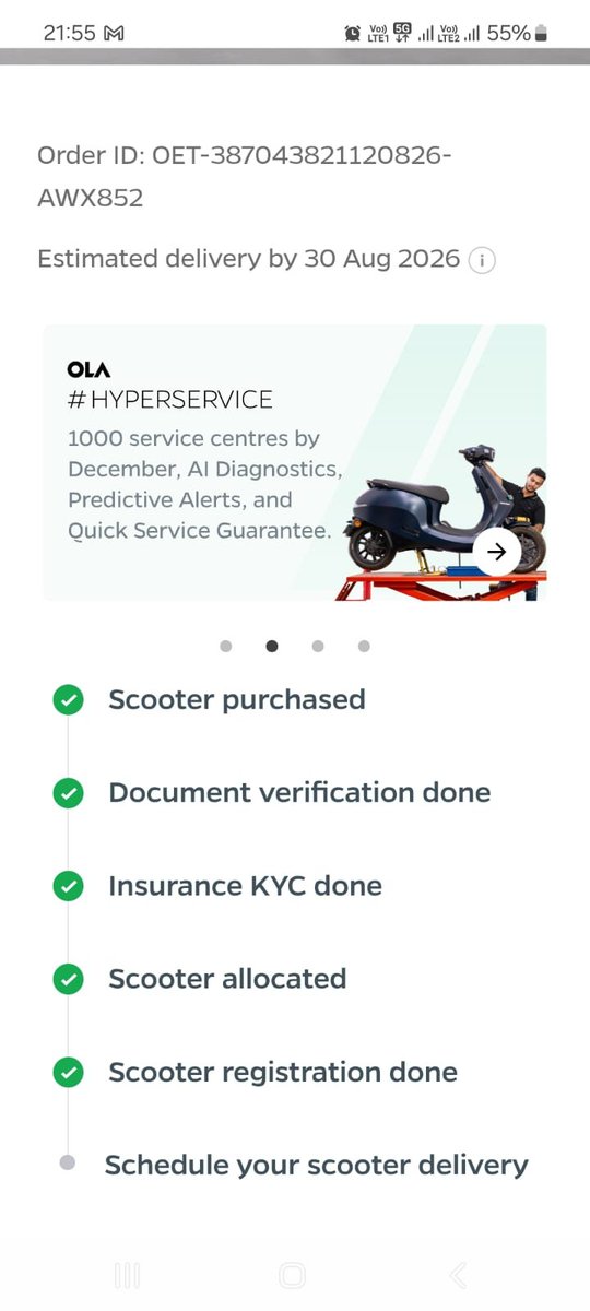 Tushar_Sahib's tweet photo. @OlaElectric Received my scooter today, but unfortunately, the charger was delivered damaged. Please arrange a charger replacement ASAP. If the battery reaches 0% without a charger, it could potentially get damaged. Please resolve this urgently.
@jagograhakjago @GoI_MeitY https://t.co/5lH4vmfwfL