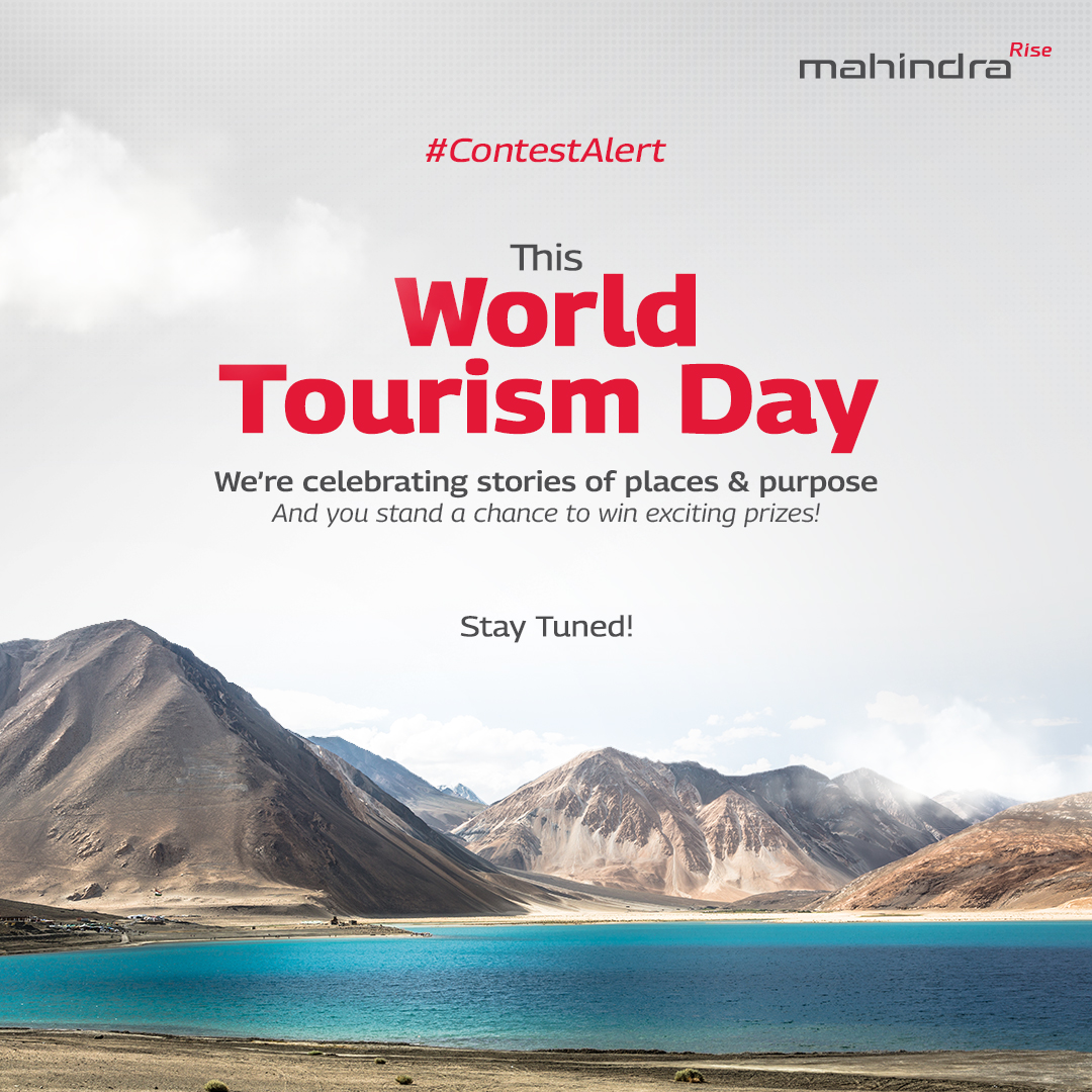 MahindraRise's tweet photo. #CONTESTALERT 
This World Tourism Day, we’re taking you across the country, one clue at a time.

And yes, there are exciting prizes waiting for the ones who get it right!
Stay tuned! https://t.co/ppEG9Yc1cg