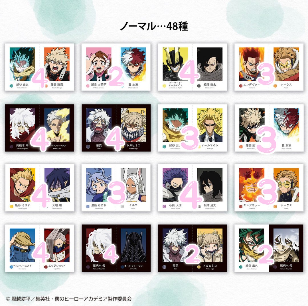 ms__15__'s tweet photo. 僕のヒーローアカデミア ヒロアカ  Wariふぉと 交換

譲　 画像の個数
求　トゥワイス&amp;Mr.コンプレス

郵送での交換でよろしくお願いします。 https://t.co/vJwAlu5Uzi