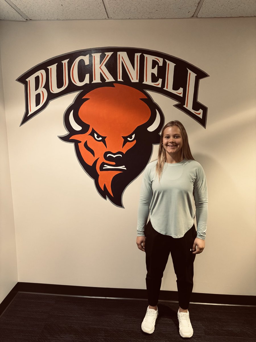 Rcondon2028's tweet photo. Took a trip up to Lewisburg for my first unofficial visit. Thank you Coach Stack, @CoachBradPosner, @coach_jooo, and players for being so welcoming! #GoBison 💙🧡 https://t.co/7JkMMNCYe1