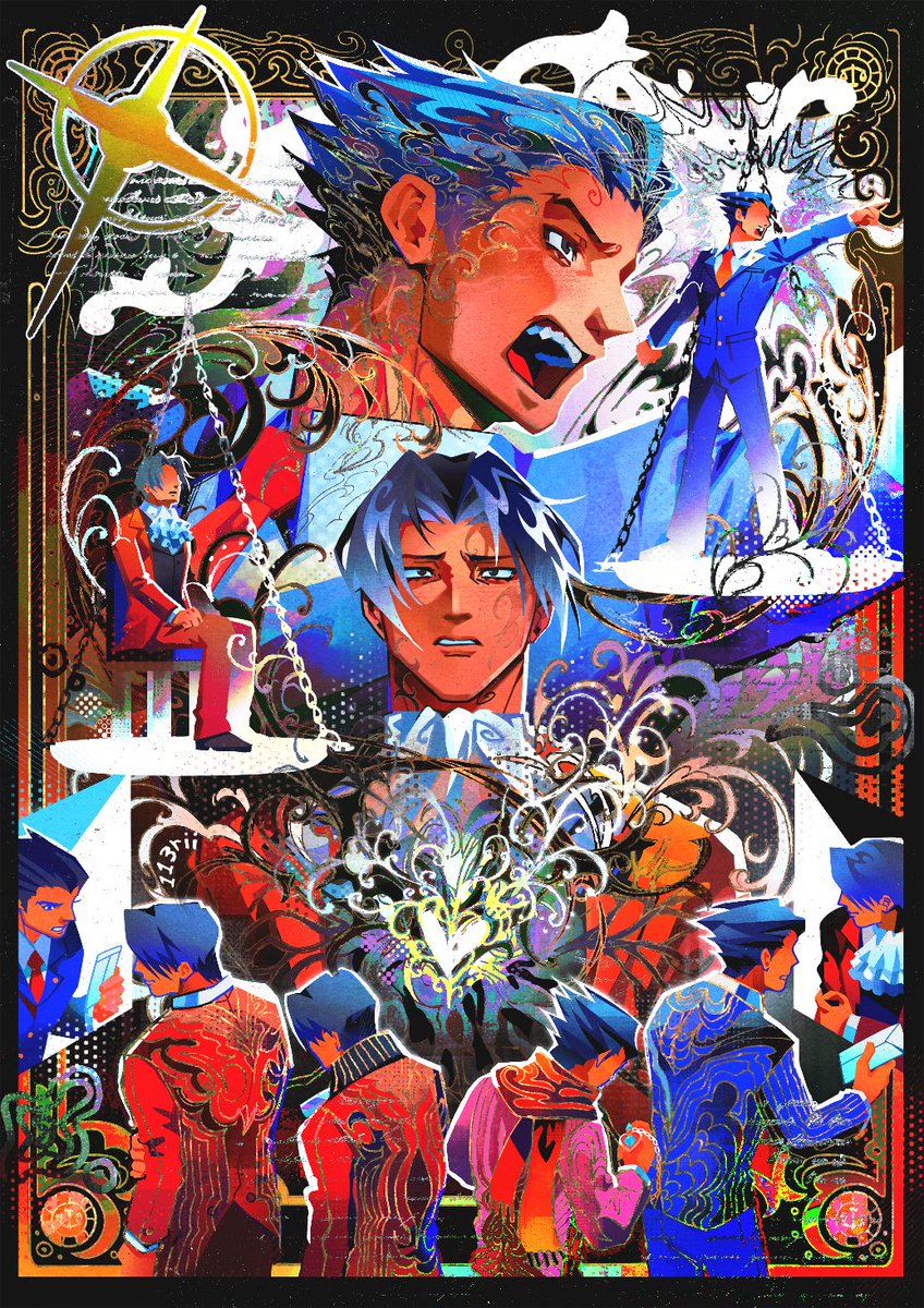 113rii's tweet photo. The light at the end of my tunnel #AceAttorney #逆転裁判 https://t.co/BIMqthd2OB