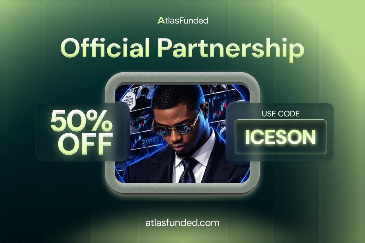 icesonofficial's tweet photo. 🚨I'm Excited to announce my Partnership with AtlasFunded 🚀

$5.

That's the entry on @atlasfunded's Access Challenge, and it's a big part of why I've partnered with them.

They also run zero consistency rules on instant accounts, so you trade your way and keep what you make.

50% off sitewide with ICESON

Grab your spot 👇

https://t.co/dcV1B9bLTL