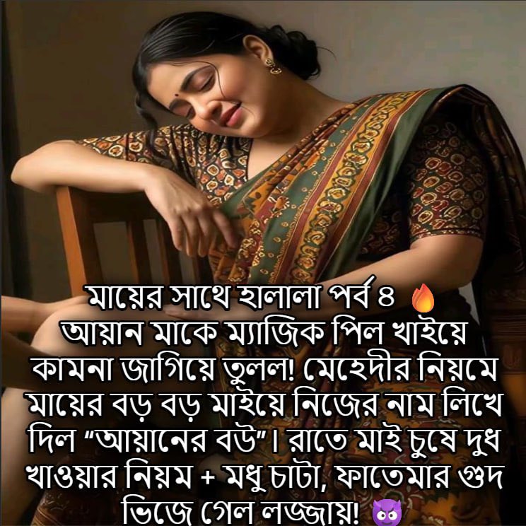 SandharGolpo's tweet photo. মায়ের সাথে হালালা পর্ব ৪❤️‍🔥
🔰সম্পূর্ণ গল্প 🔰[https://t.co/TtKLn4d5Gz]
🔰রেগুলার হার্ডকোর গল্প পড়তে টেলিগ্রামে জয়েন করুন🔰 https://t.co/s5p8AXc9Uf❤️‍🔥

#BanglaChoti #IncestChoti #BanglaGolpo #Incest #MotherSon #Halala #HardcoreChoti #NSFWStory https://t.co/YPebLLWaEA