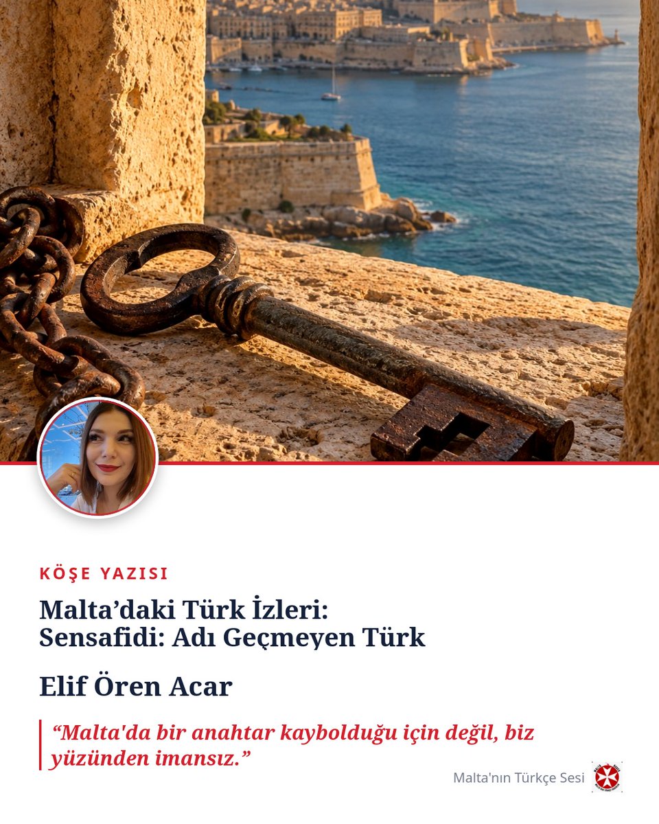 MaltaHaber's tweet photo. Malta’daki Türk İzleri: Sensafidi: Adı Geçmeyen Türk

https://t.co/AGC6FMmSC5
Maltaca Malta DilTarihi TürkEsirler TemiZammit

@ElifOrenAcar https://t.co/XBhurJbs39