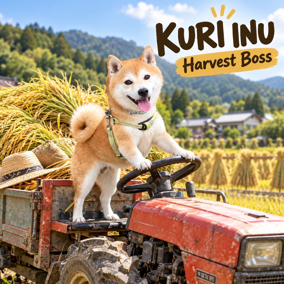 kuri_inus's tweet photo. From the rice field to the timeline. Kuri Inu turns ordinary rural life into a meme people can actually connect with. 🌾📈 https://t.co/rGn4XIaw5B