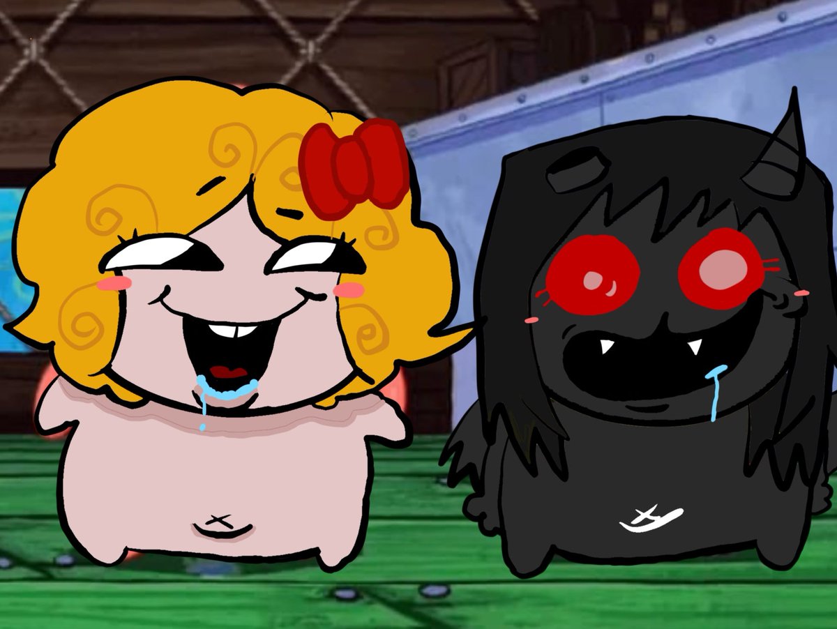 LordBingelz's tweet photo. Dumb and dumber (Maggy and the zazel) https://t.co/nUf4uIDtT6