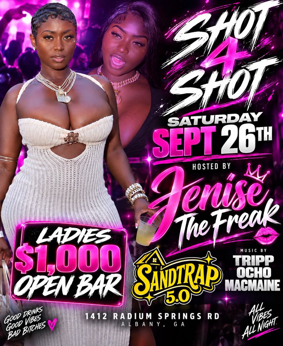 funnyassjenise's tweet photo. 1 pool party and 1 show 
Albany Ga 🫶🏿 TODAY https://t.co/UBvaNx4ccB