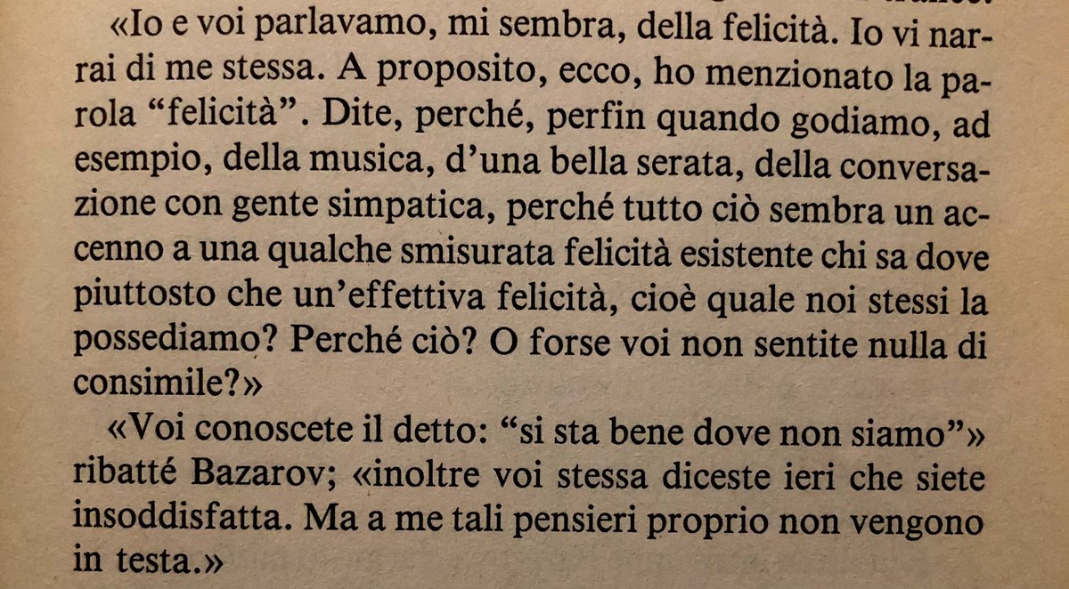 harpercabot's tweet photo. Turgenev, “Padri e figli”

si sta bene dove non siamo https://t.co/hu3eGjBVBv
