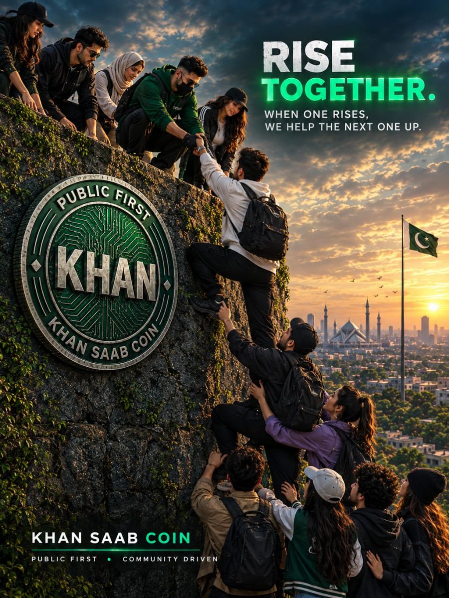 khansaabcoin's tweet photo. Rise together. When one person rises, we help the next one up.

KHAN SAAB Coin is built around community, transparency, utility, and a shared long-term vision.

One community. One vision. One journey. 🚀

#KHANSAABCoin #KHAN #Crypto #Blockchain #Web3 #Cryptocurrency #BSC #DeFi https://t.co/Y9s1c2bxsm