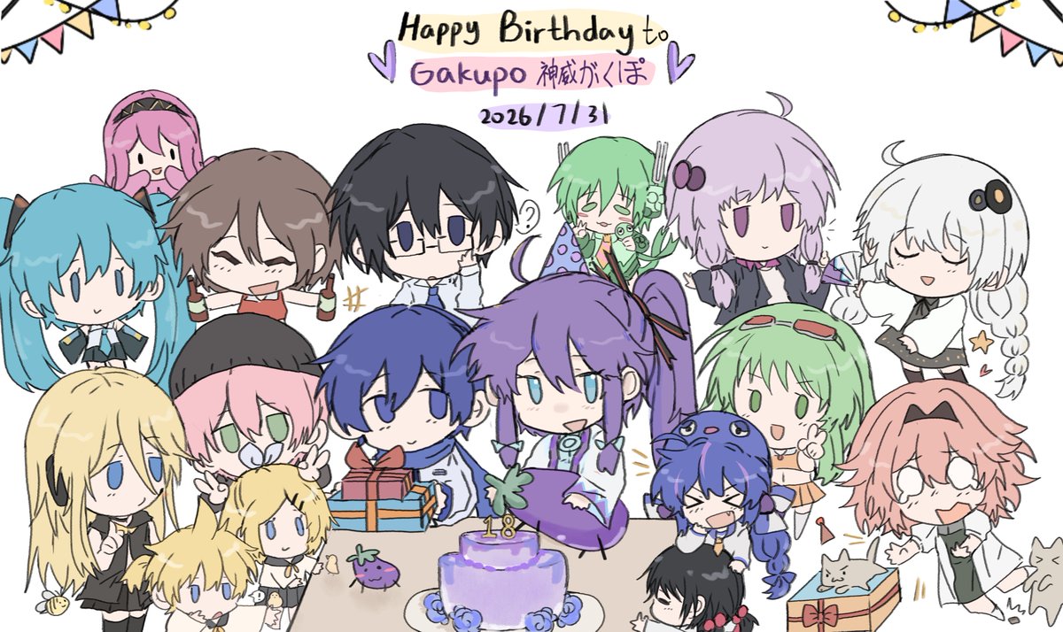 gakukailover's tweet photo. I would like to review my works of 2026 birthday family photos for my dear couples
#がくカイ #gakukai #神威がくぽ #KAITO https://t.co/b8Ly5GGD3Q