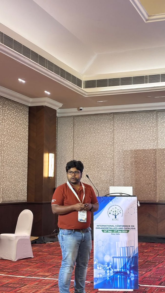 icoc_2026's tweet photo. ✨ Prof. Anup Bhunia @bhunia_anup brings fresh ideas to the forefront with a Short Invited Lecture at #ICOCIV2026! 🎙️🧪 https://t.co/7cgcJNy3sl
