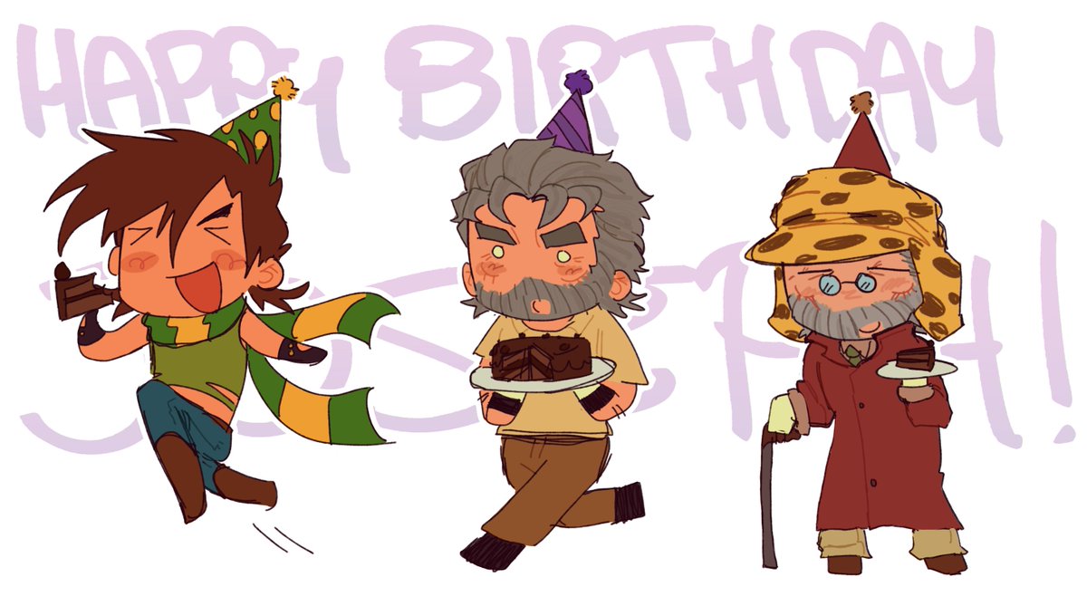 leafylilac_'s tweet photo. HAPPY 106th BIRTHDAY MR JOESTAR https://t.co/aQSderEnvr